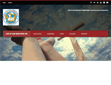 Tablet Screenshot of loveofgod-ministries.com
